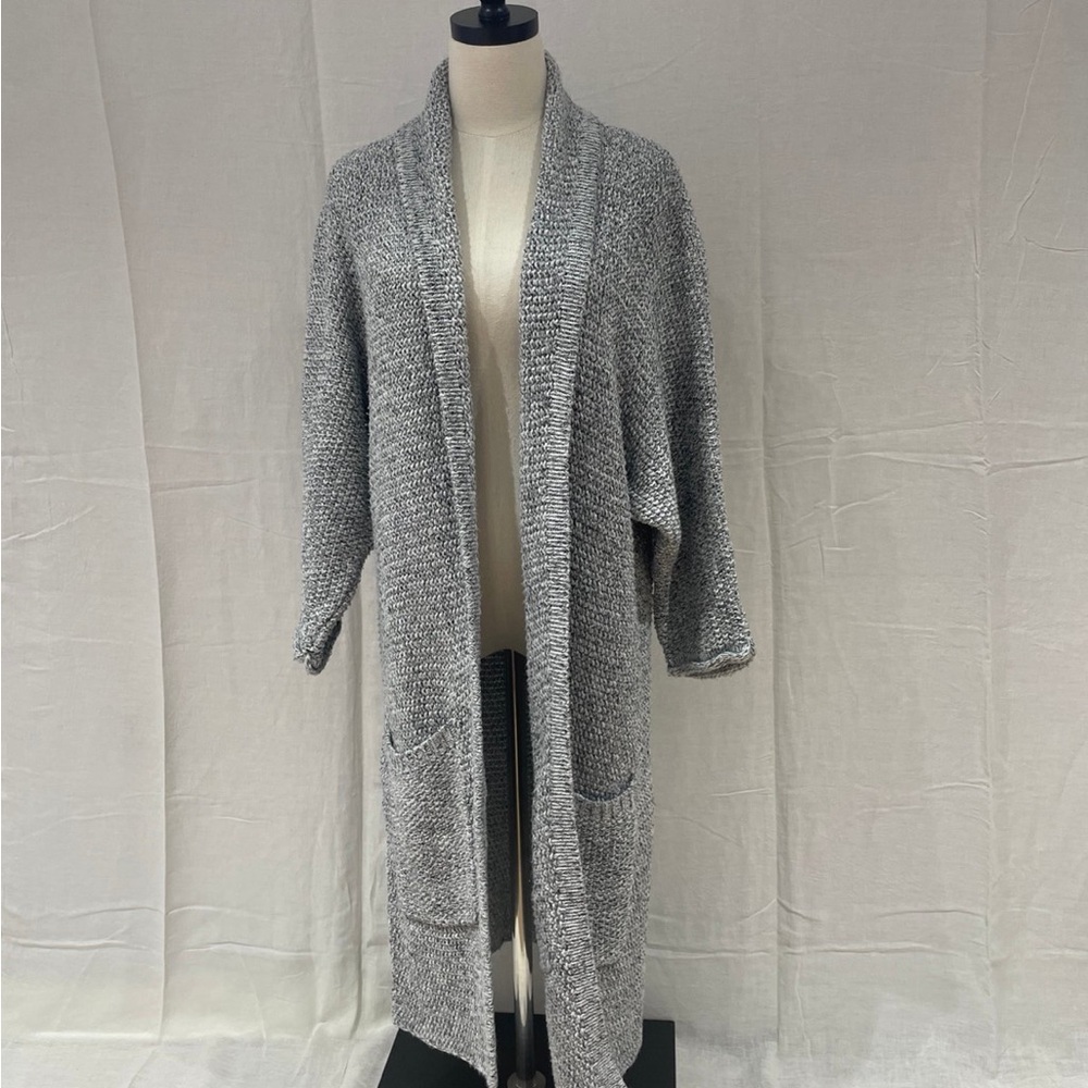 Dew Edit x The Skinny Erinn Cardigan Gunmetal OS